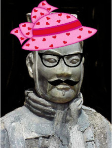 Artistic impression of Sun Tzu as a Hipster