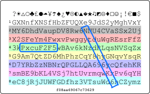 Password Card Example